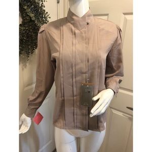 NEW! With tags! Marlis Button Up Pleated Blouse 6